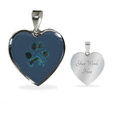 Aqua Blue Aurora Paw