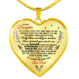 TO MY DAUGHTER - LOVE DAD