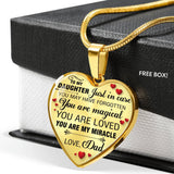 To My Daughter - Just In Case - Necklace
