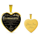 To our Granddaughter - from Grandma & Grandpa