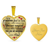 To My Daughter - Just In Case - Necklace