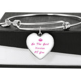 Be The Best Version Of You Bangle Bracelet