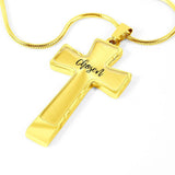 testing cross with snake chain