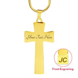 testing cross with snake chain