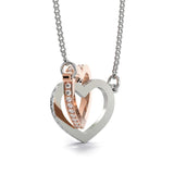 Interlocked Love Hearts - Gift Necklace