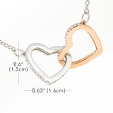 Interlocked Love Hearts - Gift Necklace