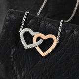 Interlocked Love Hearts - Gift Necklace