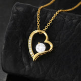 GOLD LUXURY FOREVER LOVE NECKLACE FOR DAUGHTER FROM MOM