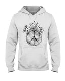 Hippie Peace Sign And Mushroom  Limited Classic T-Shirt - Ladies Tee - Hoodie