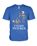 Skeleton- I've Got Your Back Limited Classic T- Shirt - Hoodie - Guys V-Neck