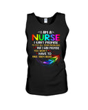 I Am A Nurse Tote Bag - Unisex Tank Top - Ladies Flowy Tank