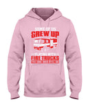 Grew Up Playing With Fire Trucks Tote Bag - Hoodie - Guys V-Neck