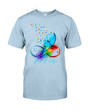 Let It Be Coloful Butterfly Limited Classic T-Shirt - Guys Tee - Unisex Long Sleeve