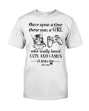 A Girl Who Really Loved Cats And Games - Guys Tee - Baby Onesie