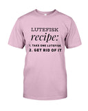 Lutefisk Recipe T-Shirt - Guys Tee - Sweatshirt