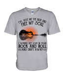 Free My Sould In Your Rock And Roll Limited Classic T-Shirt - Guys V-Neck - Basketweave Tote Bag