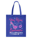Una Reina Septiembre T-Shirt - Basketweave Tote Bag - Mug