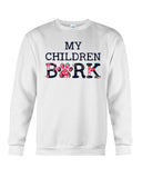 Dog Footprint- My Children Bark Limited Classic T-Shirt - Guys Tee - Sweatshirt