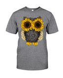 Sunflower Owl Limited Classic T-Shirt - Guys Tee - Sweatshirt