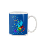 Let It Be Coloful Butterfly Limited Classic T-Shirt - Guys V-Neck - Mug