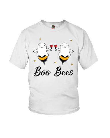 Wine Boo Bees  T-Shirt - Youth Tee - Ladies Tee