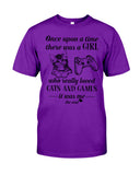 A Girl Who Really Loved Cats And Games - Guys Tee - Baby Onesie