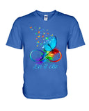 Let It Be Coloful Butterfly Limited Classic T-Shirt - Guys V-Neck - Mug