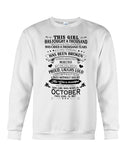 This Girl Was Born In October Limited Classic T-Shirt - Guys Tee - Sweatshirt