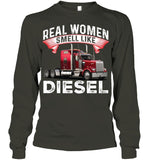 Real Woman Smell Like Diesel T-Shirt - Hoodie - Unisex Long Sleeve