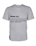 Defitition Of A Sister T-Shirt - Hoodie - Guys V-Neck