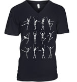 Ballet Skeleton Limited Classic T- Shirt - Unisex Tank Top - Guys V-Neck