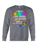 I Am A Nurse Tote Bag - Unisex Long Sleeve - Sweatshirt