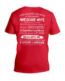 Don't Mess With Me, I Have An Awesome Wife Limited Classic T-Shirt - Guys V-Neck