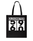 Oldometer 59 60 Tote Bag - Guys Tee - Basketweave Tote Bag