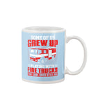 Grew Up Playing With Fire Trucks Tote Bag - Mug