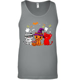 Halloween Cute Cats T-Shirt - Unisex Tank Top - Ladies Flowy Tank