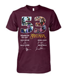 53 Years Of Santana Limited Classic T-Shirt - Guys Tee - Unisex Long Sleeve