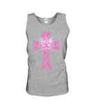 Breast Cancer Cross T-Shirt - Unisex Tank Top - Ladies Flowy Tank