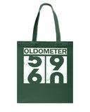 Oldometer 59 60 Tote Bag - Guys Tee - Basketweave Tote Bag
