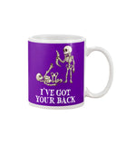 Skeleton- I've Got Your Back Limited Classic T- Shirt - Basketweave Tote Bag - Mug