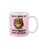 Owl- Look On My Face Limited Classic T-Shirt - Guys V-Neck - Mug