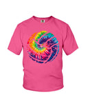 Tie Dye Volleyball T-Shirt - Ladies Flowy Tank - Youth Tee