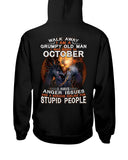 An October Grumpy Old Man Limited Classic T- Shirt - Hoodie - Guys V-Neck