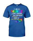 I Am A Nurse Tote Bag - Guys Tee - Basketweave Tote Bag