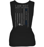 I Am Not Not Most Women Navy Mom T-Shirt - Unisex Tank Top - Ladies Flowy Tank