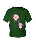 A Pink Elephant Beside Pink Flower  Limited Classic T-Shirt - Ladies Flowy Tank - Youth Tee