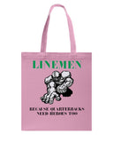 Football - Linemen Limited Classic T-Shirt - Guys V-Neck - Basketweave Tote Bag