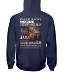 July Man Has Anger Issues And Serious Dislike For Stupid People - Hoodie - Guys V-Neck