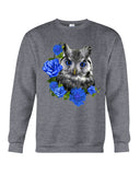 Cute  Owl With Blue Roses Classic Tee - Sweatshirt - Unisex Tank Top