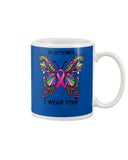 In October I Wear Pink Tote Bag - Mug